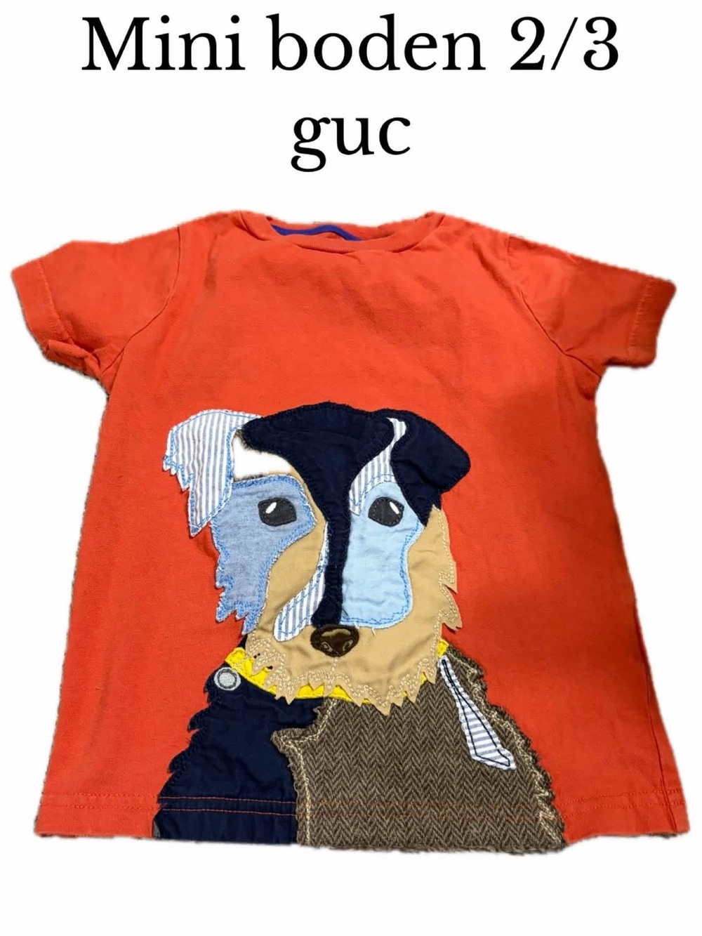 Mini boden 2-3 dog shirt